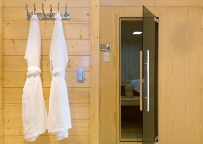 Sauna-chalet Isabelle Chamonix Le sauna